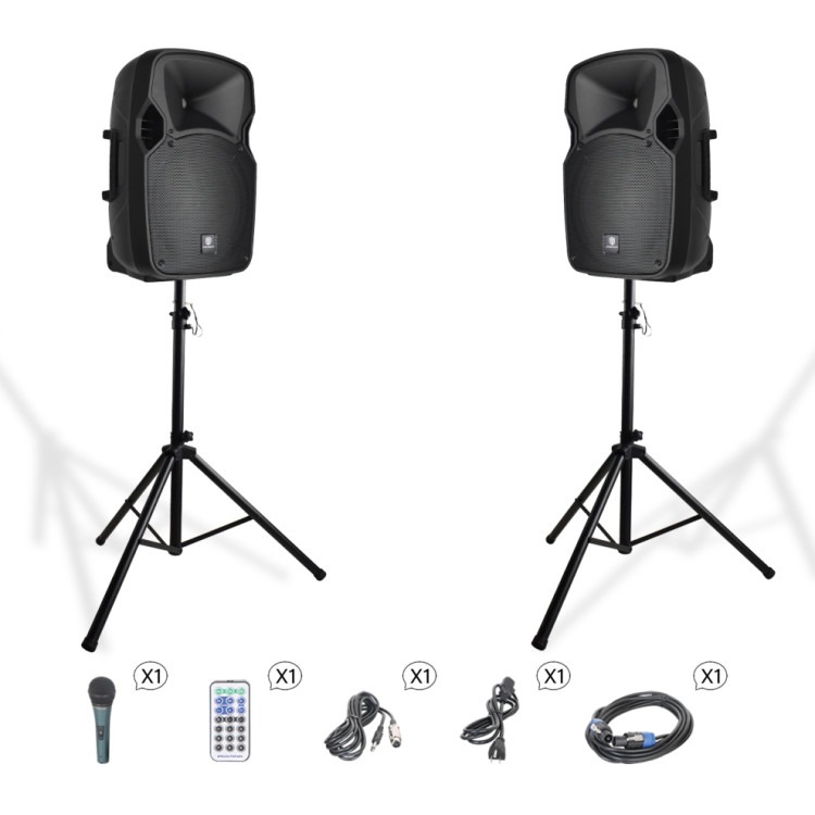 Portable Powered PA Speakers